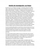 Diseño de investigación: Los Pepes