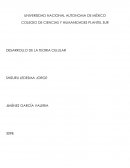 DESARROLLO DE LA TEORIA CELULAR