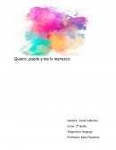 Ensayo de la mujer. Quiero, puedo y me lo merezco