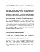 ENSAYO SOBRE LA INTELIGENCIA ARTIFICIAL Y MACHINE LEARNING