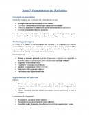 Fundamentos del Marketing