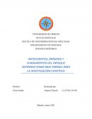 ANTECEDENTES, ORÍGENES Y FUNDAMENTOS DEL ENFOQUE SISTÉMICO