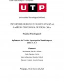 Aplicación de Test de Apercepción Temática para niños C.A.T