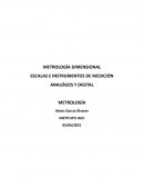 ESCALAS E INSTRUMENTOS DE MEDICIÓN ANALÓGOS Y DIGITAL