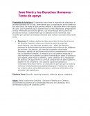 José Martí y los Derechos Humanos - Texto de apoyo