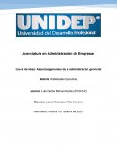 Aspectos generales de la administracion gerencial