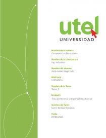 Ética profesional y responsabilidad social. Página 1