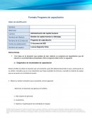 TAREA DE CAPACITACION