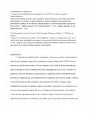 Covid - análisis interdisciplinario