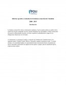 Informe ejecutivo evolución de la balanza comercial de Colombia