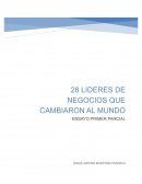 Revision sobre 28 líderes de negocios que cambiaron al mundo