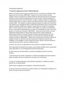 SITUACIÓN DE CONTEXTO “Tu cizaña: la espinaca de mi alma” Friedrich Nietzsche