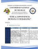 ÉTICA. CONVIVENCIA HUMANA Y CIUDADANÍA