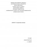 Comprensión de textos MY NAME