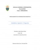 PROCESAMIENTO DE INFORMACIÓN ESTADÍSTICA
