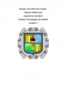 Cálculo Diferencial . Ingeniería Industrial