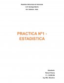 Medidas de Estadística