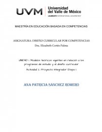 DISEÑO CURRICULAR POR COMPETENCIAS. Página 1