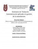 Mejora continua enfocado al desarrollo del departamento de APQP en GST Autoleather/SETON