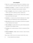 Investigación de ciencias