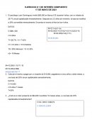 EJERCICIO # 1 DE INTERÉS COMPUESTO