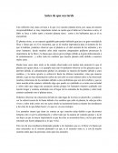 Antes de que sea tarde