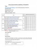 ESCALA EVALUACIÓN DEL DESARROLLO PSICOMOTOR