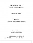 LECTURA CONCEPTO COMO HOMBRE COMPLEJO