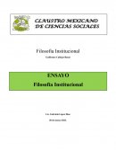 Filosofía institucional