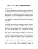 Enfermería Basada en Evidencia