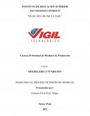 PASOS PARA EL PROCESO DE DISEÑO DE MODELOS