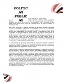 POLITICAS PÚBLICAS. PODER ESTATAL
