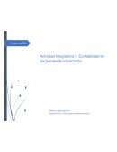 Confiabilidad en fuentes de información