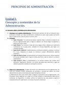 Resumen de "Fundamentos de Administración"