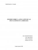 INFORME SOBRE LA APLICACIÓN DE LAS INECUACIONES EN LA BIOLOGÍA