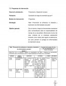 Taller “Prevención de embarazo no deseado y trasmisión de enfermedades sexuales”
