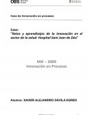 Caso: "Retos y aprendizajes de la innovación en el sector de la salud: Hospital Sant Joan de Déu"