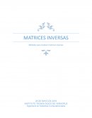 Matrices Inversas