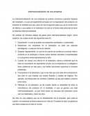 Internacionalización de una empresa