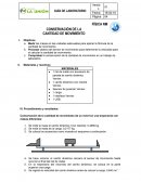 CONSERVACIÓN DE LA CANTIDAD DE MOVIMIENTO