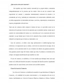 ¿Qué son los Actos de Comercio?