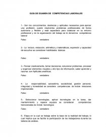 GUÍA DE EXAMEN DE COMPETENCIAS LABORALES. Página 1