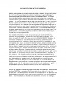 EL SUICIDIO COMO ACTO DE LIBERTAD