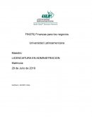 Finanzas para los negocios