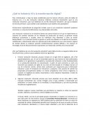 ¿Qué es Industria 4.0 y la transformación digital?