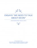 Te presento a Kevin análisis de segundo semestre