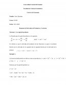 Resumen de Derivadas de Productos y Cocientes