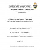 Geometría: su aprendizaje y enseñanza