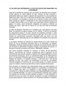 EL PELIGRO QUE REPRESENTA LA FALTA DE EDUCACION FINANCIERA EN LA SOCIEDAD