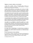Vigilancia de salud pública y comunicación